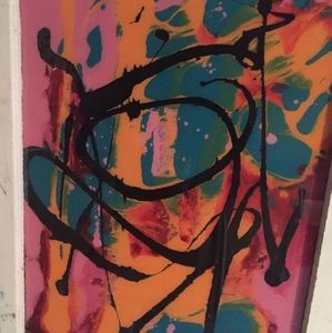 Window abstract artwork